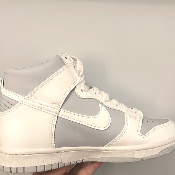 Nike High Dunks- Summit White Football Grey - Picture 1 of 6